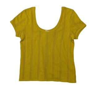 Madewell Pointelle Scoop Tee